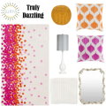 Embody True Dazzle W/This 7PC Contemporary Accessory Bdl Package Featuring A 5�x8� Low Pile Area Rug