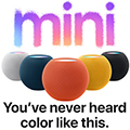 Apple HomePod mini In Choice Of Orange, Yellow, Blue, White Or Space Gray