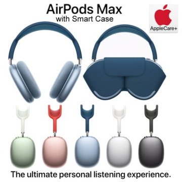 Apple AirPods Max with Soft Smart Case and AppleCare+