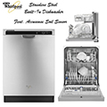 Whirlpool Built-In Dishwasher W/ AccuSense Soil Sensor-Available In Stainless Steel