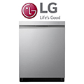 LG 24" Built-in Smart Dishwasher-PrintProof Stainless Steel with Stainless Steel Tub