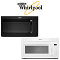 Whirlpool 1.7 Cu. Ft. Over-the-Range Microwave Your Choice of Black or White
