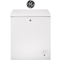 GE 5.0 Cu. Ft. Chest Freezer In White
