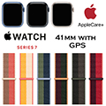 Apple 41mm Series 7 Aluminum Sport Loop Watch With GPS Bundled With AppleCare+ Protection Plan