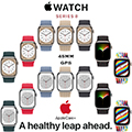Apple 45mm Series 8 Aluminum Braided Solo Loop Watch with GPS Bundled with AppleCare+ Protection