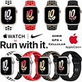 Apple 40mm SE Aluminum Nike Sport Band Watch with GPS + Cellular Bundled with AppleCare+ Plan