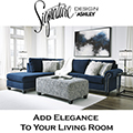 Add Elegance To Your Living Room w/The Trendle Sectional & Ottoman Plus Free Lamps