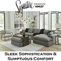 Sleek Sophistication & Sumptuous Comfort w/The Elyza 3-Piece Sectional Set