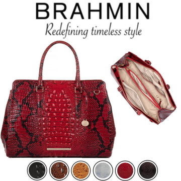 Brahmin Melbourne Finley Carryall Satchel � Available in Six Colors