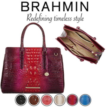 Brahmin Melbourne Finley Carryall Satchel � Available in 6 Colors