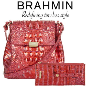 Brahmin Melbourne Margo Crossbody & Credit Card Wallet - Available in 4 Colors