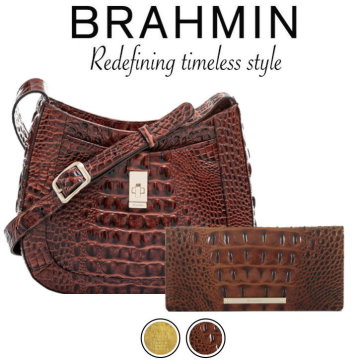Brahmin Melbourne Small Johanna Top-Zip Crossbody & Ady Wallet Clutch - Available in 2 Colors