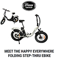 Happy Folding Step-Thru Electric Bike