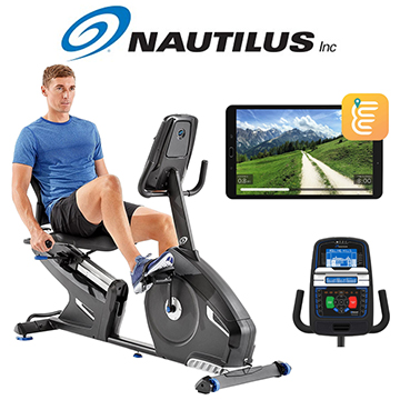 Nautilus Recumbent Bike Series with Enhanced Bluetooth Connectivity