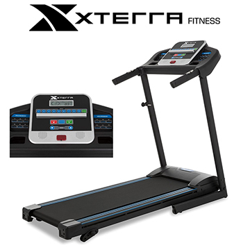 XTERRA Folding Treadmill with 12 Preset Programs