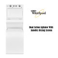 Whirlpool 27" Stackable Top Loading Washer & Front Loading Electric Dryer-Available In White