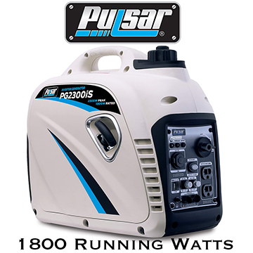 Pulsar 1,800 Watt Portable Inverter Generator