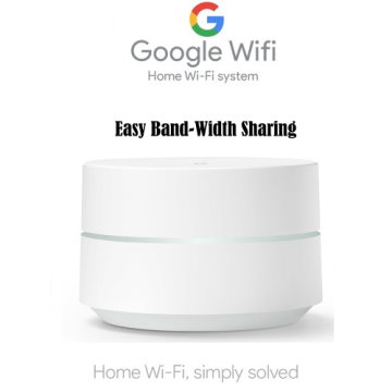 Google Wifi System- Router Replacement For Whole Home Coverage (1st Gen)