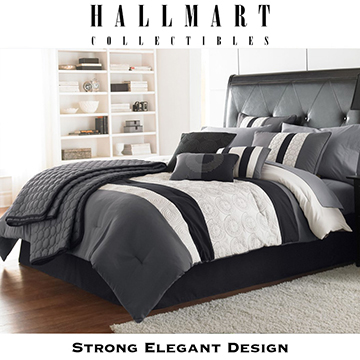 Hartford Adult Collection 7-Piece King Comforter Bedding Set