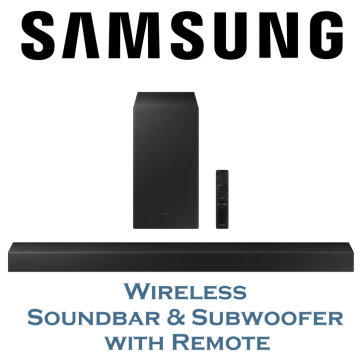 Samsung Wireless 2.1ch 300W Soundbar with Dolby Audio & Wireless Subwoofer