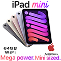 Apple 64GB iPad Mini With WiFi (Latest Model) & AppleCare+ Protection Plan
