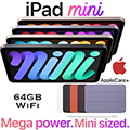 Apple 64GB iPad Mini With WiFi (Latest Model) Bundled With Pencil, Cover & AppleCare+ Plan
