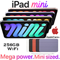 Apple 256GB iPad Mini With WiFi (Latest Model) Bundled With Pencil, Cover & AppleCare+ Plan