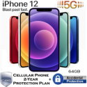 Apple 64GB iPhone 12 *UNLOCKED* + MagSafe Charger with 2 Year Protection Plan + Accidental Damage