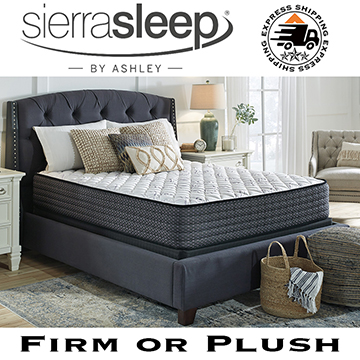 Limited Edition 12" Firm or Plush Innerspring Queen Mattress + Foundation