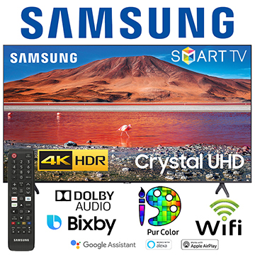Samsung 43" 4K Crystal Ultra HD HDR LED Smart TV
