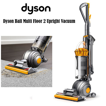 Dyson Ball Multi Floor 2 Upright Vacuum Cleans Carpets, Wood Floors, Vinyl And Tile