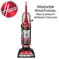 HOOVER WindTunnel Max Capacity Upright Vacuum with 12' Extension Wand & 3 Attachments