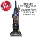 Hoover - WindTunnel 2 Whole House Rewind Upright Vacuum with Motorized Brush & 3 Attachments