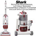 Shark-Rotator Professional Lift-Away Bagless Convertible Upright / Canister Vacuum w/ 5 Attachments