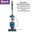Shark Navigator� Lift-Away� ADV Upright Vacuum with 3 Attachments