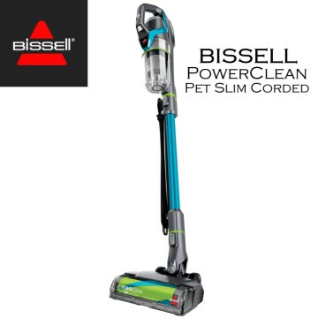 BISSELL - PowerClean Pet Slim Corded Vacuum with Swivel Steering & 3 Attachments