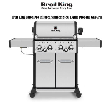Broil King  Baron  Pro Stainless Steel Liquid Propane Gas Grill